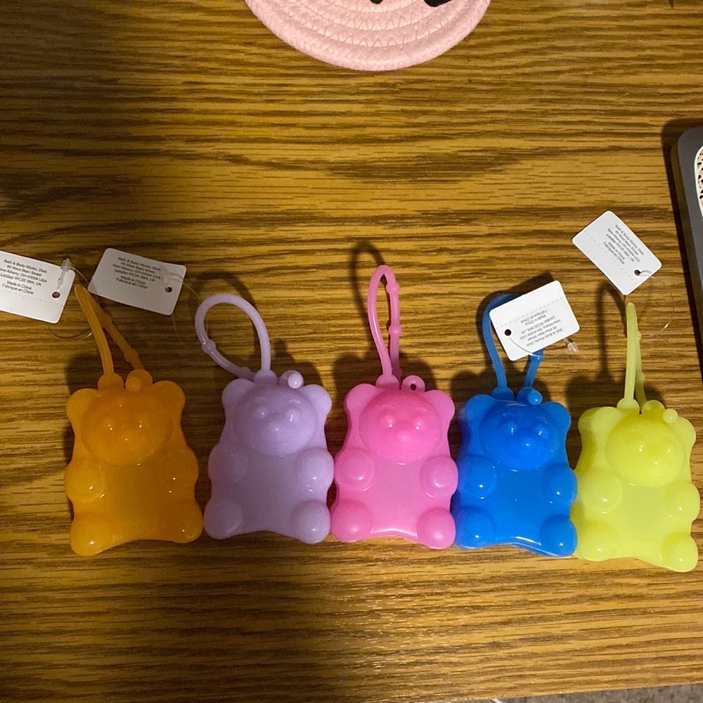 Bath & Body Works Gummy Bear Pocketbac Holder Set